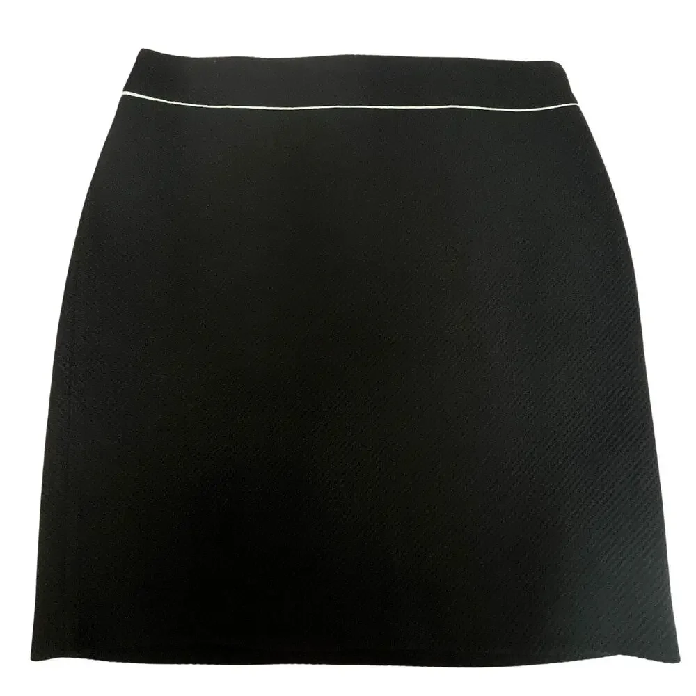 Black Market White House Textured Weave Skirt 8